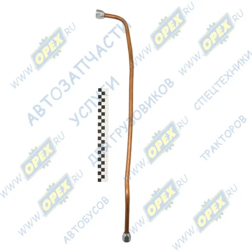 ATD74092CU Трубка (медь) ф12; L=700 Г=М18+К22/Г=М18+К22 подвода охлажд. к компрессору разный изгиб ATD