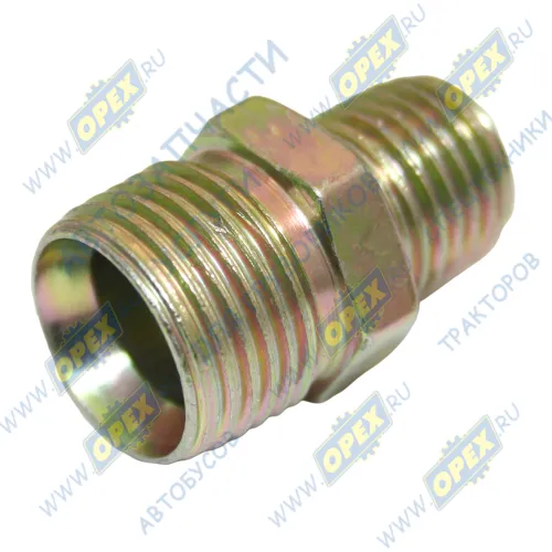 ATD803248 Фитинг (штуцер) прямой Рнар.=М14х1,5/М18х1,5 К=19 L=30 (прям./конус) STANDART ATD