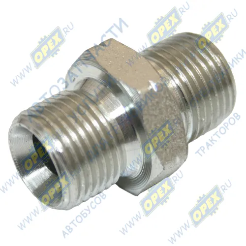 ATD803139 Фитинг адаптер папа/папа BSP 3/8" / BSP 3/8" STANDART [AD-66] ATD