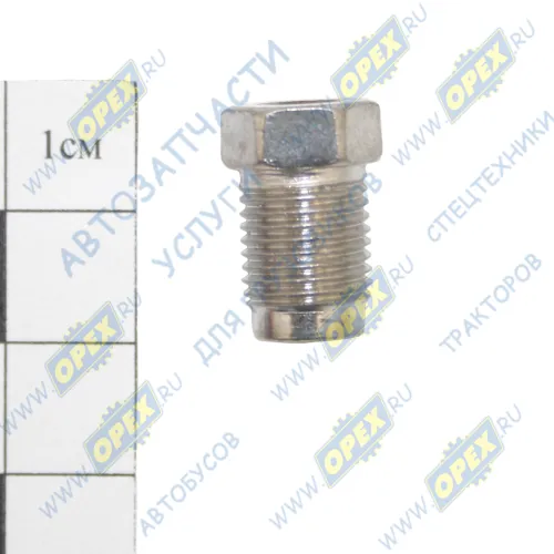 ATD808174 Штуцер Рнаруж=М10х1,0/dвнутр=5 К=11 L=17,5 трубки тормозной ф5 ATD1