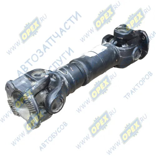 54105-2205011-10 Вал карданный КамАЗ (L=629+120 мм., 4 отв., торц. шлиц., КамАЗ-54105, 65115) средний мост ATLSP