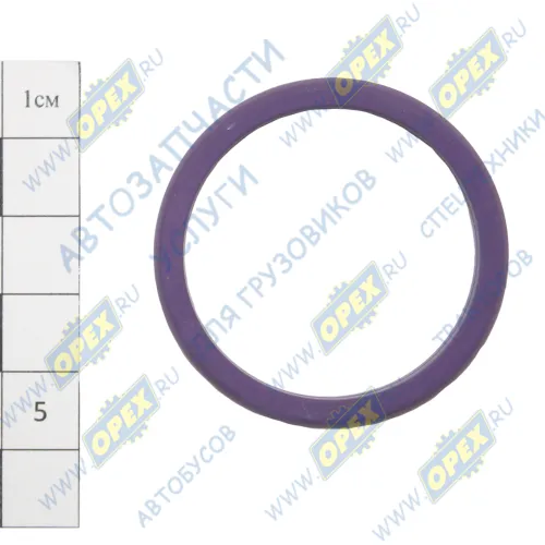 82112 Кольцо С/И (РТИ) квадр.сеч. 37х44 h=8,5 (фиолет.) Volvo Bus 9/12/13 (D/DH engine), B 5/6/7; Volvo F/FL 6, F/FE/FL/FM 7 Auger1