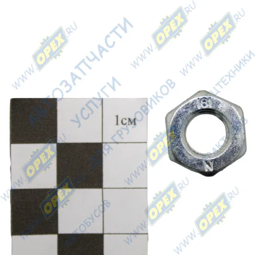 59314 Гайка ГОСТ-5915 М10х1,5; h=8 К=17 Auger1