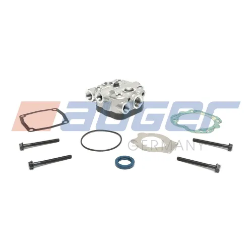 78460 Комплект ГБЦ компрессора Old Model (Wabco: 411 033 808 2) Multibrand MB,MAN,Renault R.V.I.,DAF,Deutz MAN Bus (1970-2020), MB LCV (1970-2020); 51541146054, 4110338062 аналог 411 033 806 2 Auger