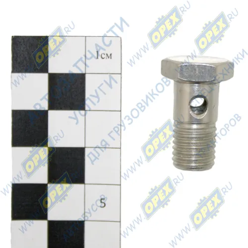 85559 Болт-штуцер С/И М12х24х1,5 Р=13 К=17 1 скв.отв. дренажный MB Actros,Axor; К=17 дренажный MERCEDES Actros,Axor Auger1