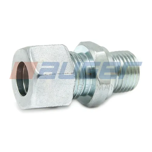 90117 Фитинг (штуцер) прямой наруж М16х1.5/ трубка Ф12; 8938009740 аналог (гайка) Auger