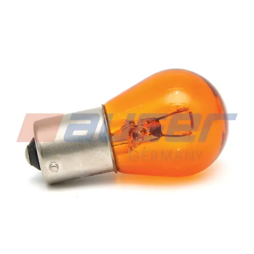 91353 Лампа накаливания 12V 21W; PY21W (BAU15s); желтая (оранжевая) Auger