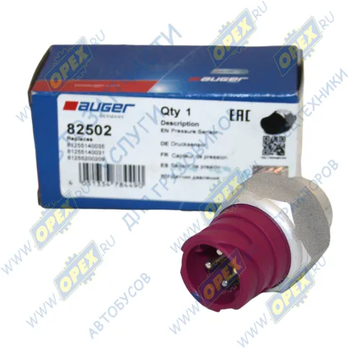 82502 Датчик давления 5,8 bar \Omn MAN TGL/TGM, TGA/TGS/TGX, SL/S?,NL/NG/N?/ND/NM,Lions MAN Bus (1970-2020) Auger1
