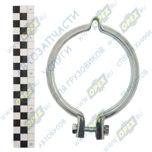 69900 Хомут турбокомпрессора V-образный зажим, ф 100-110 FH12/16 VOLVO B12 (1992-2020) SCANIA N Bus (2004-2020) Auger1