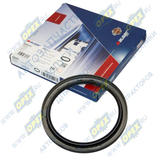 69311 Сальник (манжета) 105x130x12/9.5 хвостовика КПП ZF 16S; MAN/MB/DAF/VOLVO/IVECO/RVI IVECO Bus (1970-2020), MAN Bus (1970-2020), MB LCV (1970-2020), NEO; 105x130x12/9.5 Auger