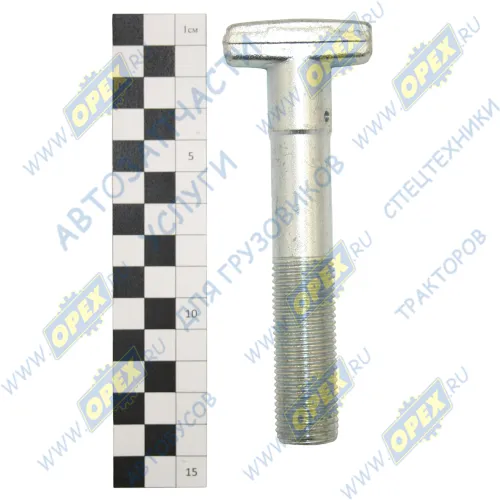 65551 Болт С/И М20х116х2 Р=58 Т-образн. головка скв. отв. ф4 MAN BPW (1982-2020), MAN Bus (1970-2020), RVI LCV (1970-2020), VOLVO B (1970-2020) Auger1