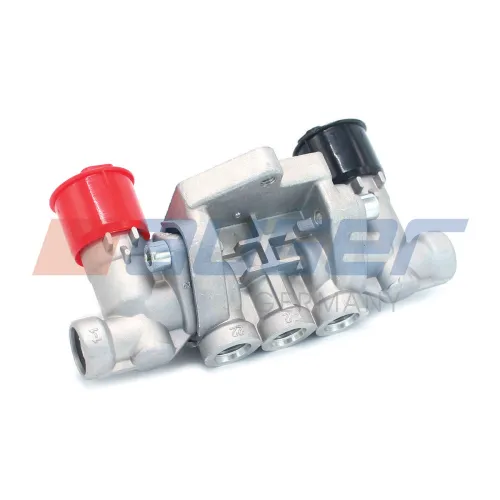 102823 Клапан растормаживания М16х1.5; черный+красный (сдвоенный) DAF LCV (1970-2020), KRONE (1970-2020), K?GEL (1970-2020), SCANIA LCV (1970-2020); 1738494 Auger