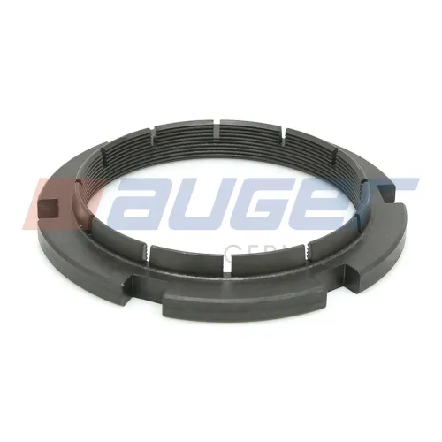 81450 Гайка С/И М100х1,5 h=17 ф=131 Lрез.=15 , 6 вырезов s=14 , 12насеч. (каленая) планетарного редуктора MAN 4-Series TGA 2000-2008,TGS/TGX 2007-> MAN LCV Auger