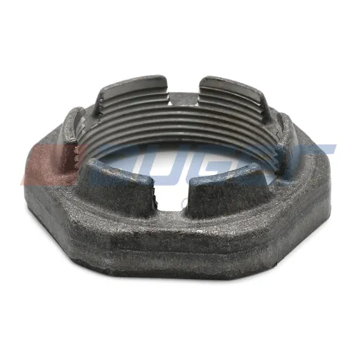 55767 Гайка С/И М52х2 h=21 К=70 корончатая с внутр. проточкой d=60 ступицы передней Volvo FH12/FM12, RVI Magnum/Premium DXI (дисковый тормоз) RVI C (2013-20 Auger