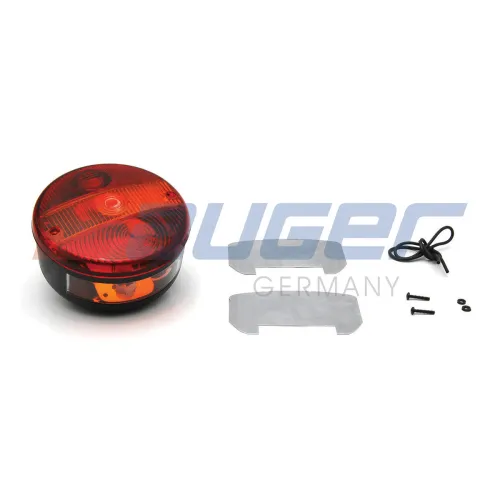 85714 Фонарь задний круглый правый красный с жёлтой полосой \ROR/Scania DAF LCV (1970-2020), KRONE (1970-2020), K?GEL (1970-2020), SCANIA LCV (1970-2020), S Auger
