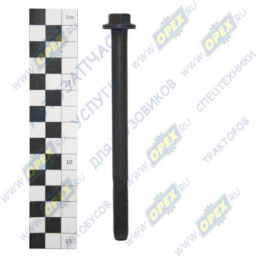 3818122 Болт DIN6921 М10х130х1,5 Р=37 К=13 фланцевый выпускного коллектора QSM, ISM, M11 AUTOMAX1