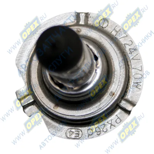 H7-24-70 Лампа накаливания 24V 70W; H7 (PX26d) MAN Lion's (1991-2021), MB Actros MP2/MP3 (2002-2021), RVI Premium (1996-2021), VOLVO L120 (1986-2021); (INTERSVET) AVTOELECTRICA1