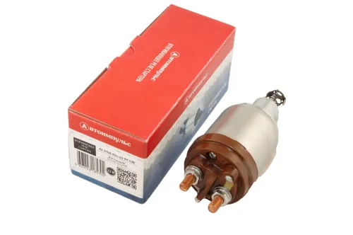 42.3708-800-01 IM Реле втягивающее 12В ф55/ фштока=24 L=140 стартера (ВОЛГА,УАЗ,ГАЗЕЛЬ) малый стартер / GAZ 402. 405. 406 /; IMPULSE AVTOELECTRICA