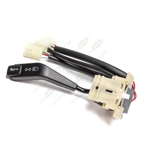 1102.3769-02 AE Переключатель ГАЗ-3302,3307, указат.поворот.и света со встроен.сигналом L=170; 12-24V; 9 плоских клемм AVTOELECTRICA