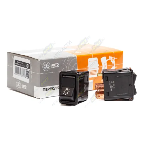 581.3710-01 AE 24В Переключатель-клавиша 12-24V; 10контактов света центральный (974-01-02) AVTOELECTRICA