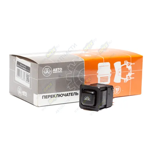 3842.3710-02.09М AE Выключатель-кнопка плафонов КАМАЗ (ЕВРО) 24v 4 контакта AVTOELECTRICA