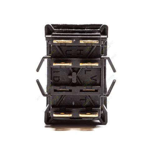 П147-06.15 AE Переключатель-клавиша 3-х поз. 12-24v 6контактов подъема кузова 3 поз.(подъем-опускание платформы) AVTOELECTRICA4