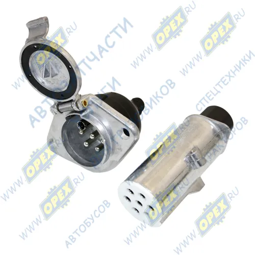 ПС326 AE ЕВРО Разъем электрический прицепа (вилка/розетка) к-т; металл AVTOELECTRICA