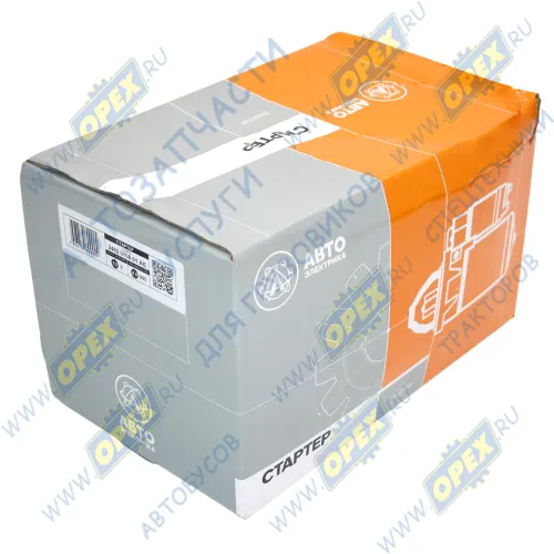 2402.3708-01 AE Стартер 12В, 4.0-4.9кВт, МТЗ,ГАЗ,ПАЗ,ЗИЛ-5301 (дв.ММЗ-240,243,245) с колоколом; 4,0 кВт (редукторный) AVTOELECTRICA