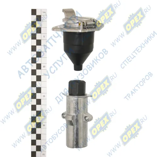 ПС-325 AE ЕВРО Разъем электрический прицепа (вилка/розетка) к-т; МЕТАЛЛ AVTOELECTRICA2