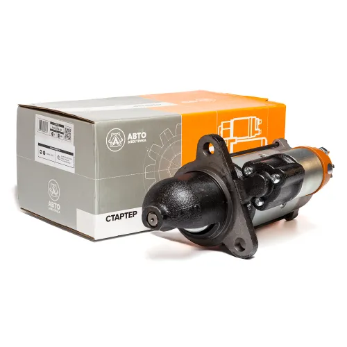 5402.3708 AE Стартер 24В z=10 модуль-3,75 КАМАЗ ЕВРО-2 (крепеж 3 болта) с колоколом; 9кВт редукторный AVTOELECTRICA1