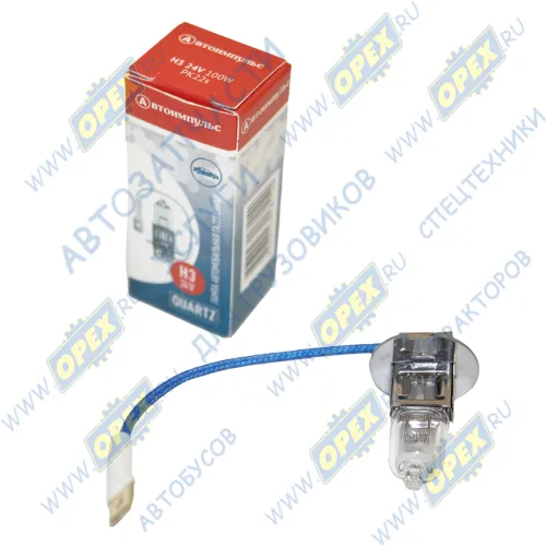 Н3 24-100 Лампа накаливания 24V 100W; H3 (PK22s); Rallye; INTERSVET AVTOELECTRICA