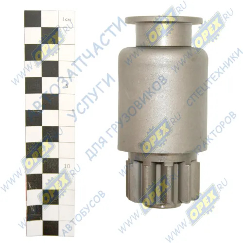 СТ142Б-3708-600 АЕ Привод стартера (бендикс) Z=10/ фвнутр=19/ внутр.шлиц=20/ ф56 L=116 (142Б.Д) MAZ,URAL ENGINE YAMZ-236,238,656,658 2006 - AVTOELECTRICA1