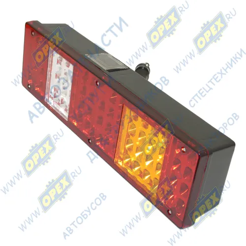 7452.3716-08 AE Фонарь задний левый светодиодный КАМАЗ,МАЗ,УРАЛ 24в со жгутом (вилка СЦАЗ) AVTOELECTRICA1