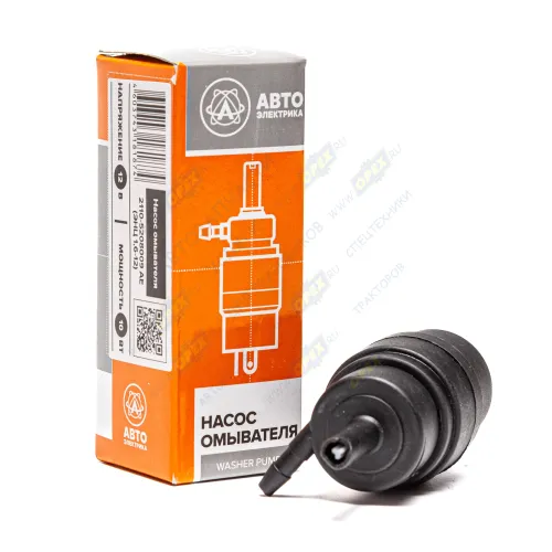 ЭНЦ 1,6-12В AE Насос (ПВХ) L=105; 12В; 2 плоские клеммы; 1 выход ф5; стеклоомывателя; 1,6 атм AVTOELECTRICA