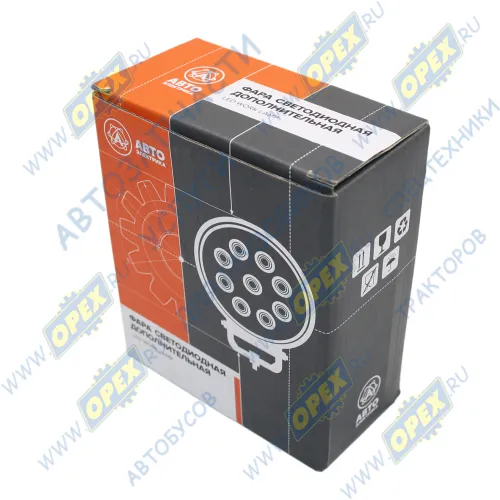 AE48S-16LED-55HC Фара рабочего света (дальний) светодиодная КВАДРАТНАЯ 48 вт; 48 вт дальний, 16 диодов,(110х55х140) 12/24 В AVTOELECTRICA