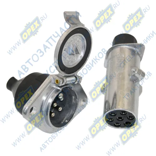 ПС-325 AE ЕВРО Разъем электрический прицепа (вилка/розетка) к-т; МЕТАЛЛ AVTOELECTRICA1