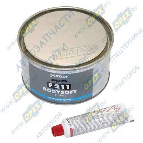 2112300001 Шпатлевка полиэфирная; PRO F211 Sof 1кг BODY