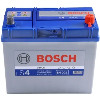 0 092 S40 210 Аккумулятор (АКБ) Обратная полярность; S4 021 (Silver)238х129х227; ("+" справа);12V - 45 А/ч 330А; S4 / Blue Bosch4