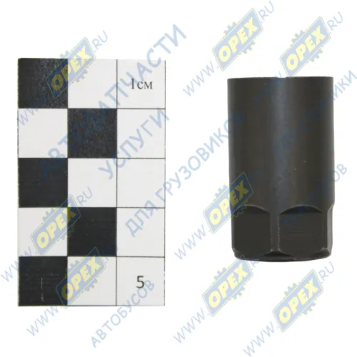 2 433 349 458 Гайка С/И M19х0,8 h=35 К=19 MAN MB крепления распылителя форсунки Bosch1