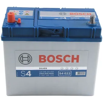 0 092 S40 220 Аккумулятор (АКБ) прямая полярность; S4 022 (Silver) 238х129х227; ("+" слева);12V - 45 А/ч 330А; S4 / Blue Bosch5