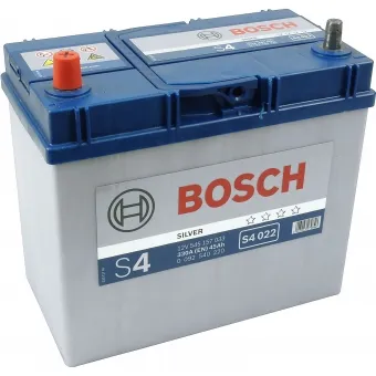 0 092 S40 220 Аккумулятор (АКБ) прямая полярность; S4 022 (Silver) 238х129х227; ("+" слева);12V - 45 А/ч 330А; S4 / Blue Bosch4