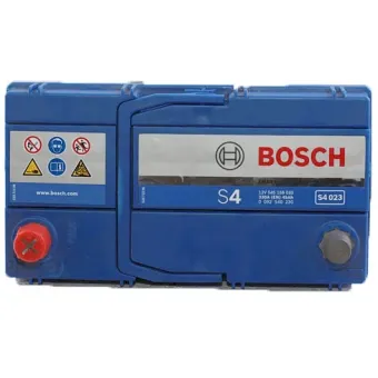 0 092 S40 230 Аккумулятор (АКБ) прямая полярность; S4 023 (Silver) 238х129х227; ("+" слева);12V - 45 А/ч 330А; S4 / Blue Bosch