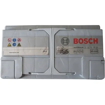 0 092 S50 100 Аккумулятор (АКБ) обратная полярность 85 а/ч 315х175х175 (низкий); S5 010 (Silver Plus) 315х175х175; ("+" справа);12V - 85 А/ч 800А; S5 / Silver Bosch
