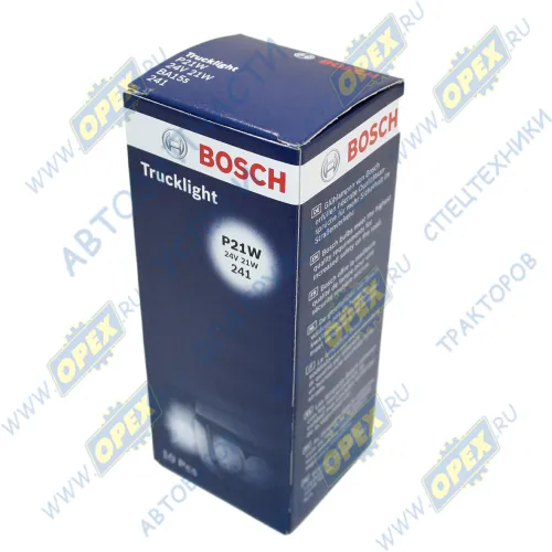 1 987 302 501 Лампа накаливания 24V P21W (BA15s - 1 контакт); Trucklight Bosch