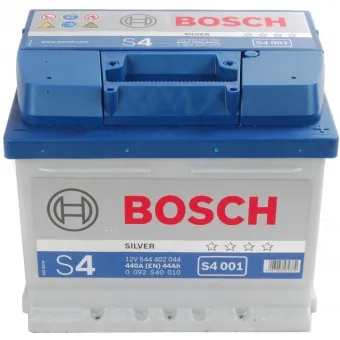 0 092 S40 010 Аккумулятор (АКБ) Обратная полярность; S4 001 (Silver) 207х175х175; ("+" справа);12V - 44 А/ч 440А; S4 / Blue Bosch6
