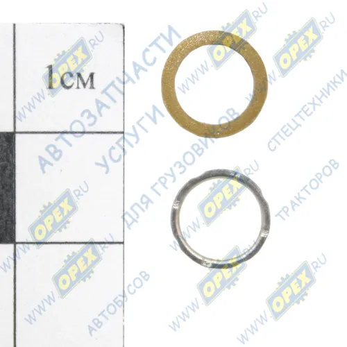 F 00R J02 177 Кольцо С/И (ПВХ+СТАЛЬ) 7,2х9,5 h=1,8 квадр. сечения (2 части) клапана форсунки CR Bosch