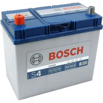 0 092 S40 230 Аккумулятор (АКБ) прямая полярность; S4 023 (Silver) 238х129х227; ("+" слева);12V - 45 А/ч 330А; S4 / Blue Bosch4