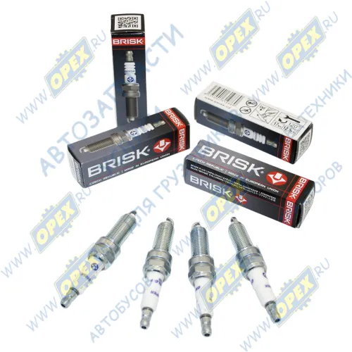 QR15LC-1 Свеча зажигания Газель Некст (дв.УМЗ А274 EvoTech) Hyundai Solaris/I20/I30/Elantra,KIA Rio/Ceed/Soul (дв.1.4/1.6); комплект 4шт Brisk