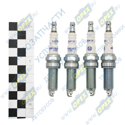 QR15LC-1 Свеча зажигания Газель Некст (дв.УМЗ А274 EvoTech) Hyundai Solaris/I20/I30/Elantra,KIA Rio/Ceed/Soul (дв.1.4/1.6); комплект 4шт Brisk1