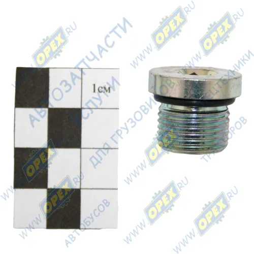 143.305 Пробка DIN908 М18х1,5 h=16 под внутр.шестигр-к 8 CAMIDA1